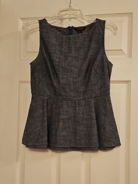 Banana Republic Blue Chambray Petite Dress Size 4